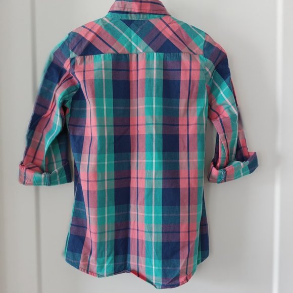 Plaid blouse - Picture 2 of 3